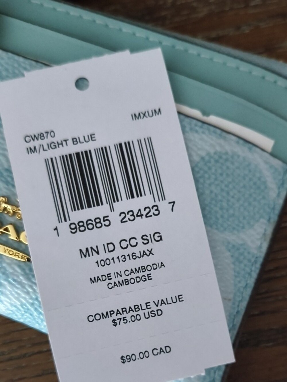 Coach Keychain Wallet - Picture 4 of 4